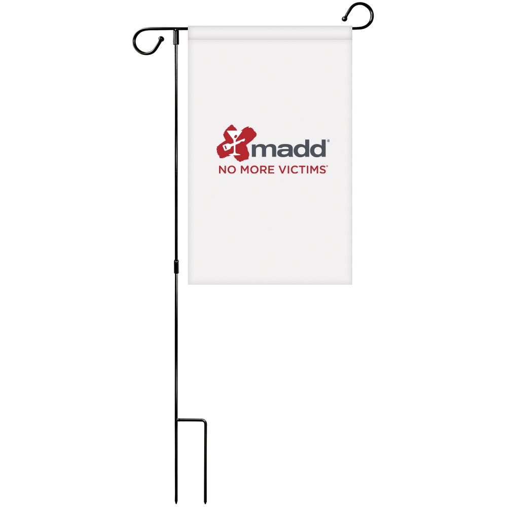12" x 18" Single-Sided Garden Banner with Hardware